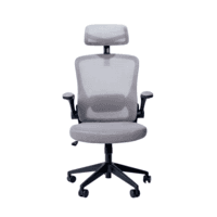 Cadeira De Escritório Giratória Cinza Gênesis Owl -NAC