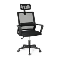 Cadeira De Escritório Giratória Executiva Pro - Preto -NAC