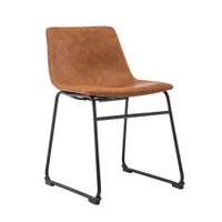 Cadeira De Escritório Interlocutor Bruna Marrom -NAC