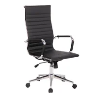 Cadeira De Escritório Presidente Giratória Com Relax New Best Preta -NAC