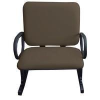 Cadeira Design Office Móveis Para Escritório Até 250kg Marrom -NAC