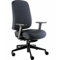 Cadeira Diretor Com Base Cromada, Linha New Confort, Preto -NAC