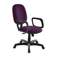 Cadeira Diretor Para Escritório Com Braços Linha Uno Roxo -NAC