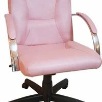 Cadeira Ergodecor Giratória Escritório Day Presidente Rosê Gold Relax Base Preta C/ Rodizio, 100% Nacional -NAC