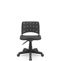 Cadeira Ergoplax Secretária Vinil Preto Pe -NAC