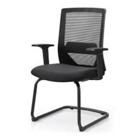 Cadeira Escritório Chicago Rivatti Tela Mesh Preta -NAC