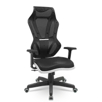 Cadeira Escritório E Gamer Vizon Dz Plaxmetal Relaxsystem Preta/branco -NAC