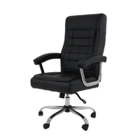 Cadeira Escritório Home Office Presidente Mini Big Preta Ergonômica Com Molas Ensacadas E Sistema Relax -NAC