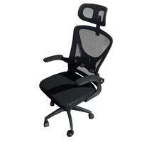 Cadeira Escritório LOG Ajuste de Altura Braço Ajustável Giratória Espuma Reciclável Mesh Kw-g699 Preta -NAC