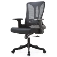 Cadeira Escritório Nr-17 Giratória Diretor Blm768d Blume Tela Mesh Preto Base Rodizio Nylon -NAC