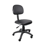 Cadeira Escritório Secretária Anatômica Prime - Corino Cores Disponíveis:marrom -NAC