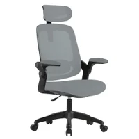 Cadeira Escritorio Elements Astra Cinza E Preta -NAC