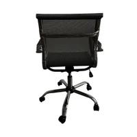 Cadeira Escritorio Executiva Giratoria Premium Preto Em Tela Maxoffice -NAC