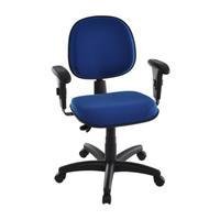 Cadeira Executiva Com Back System, Linha Robust, Azul -NAC