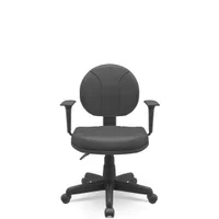 Cadeira Executiva Operativa Giratória C/ Braços Reguláveis - Ajuste De Altura E Base Em Aço Carbono -NAC