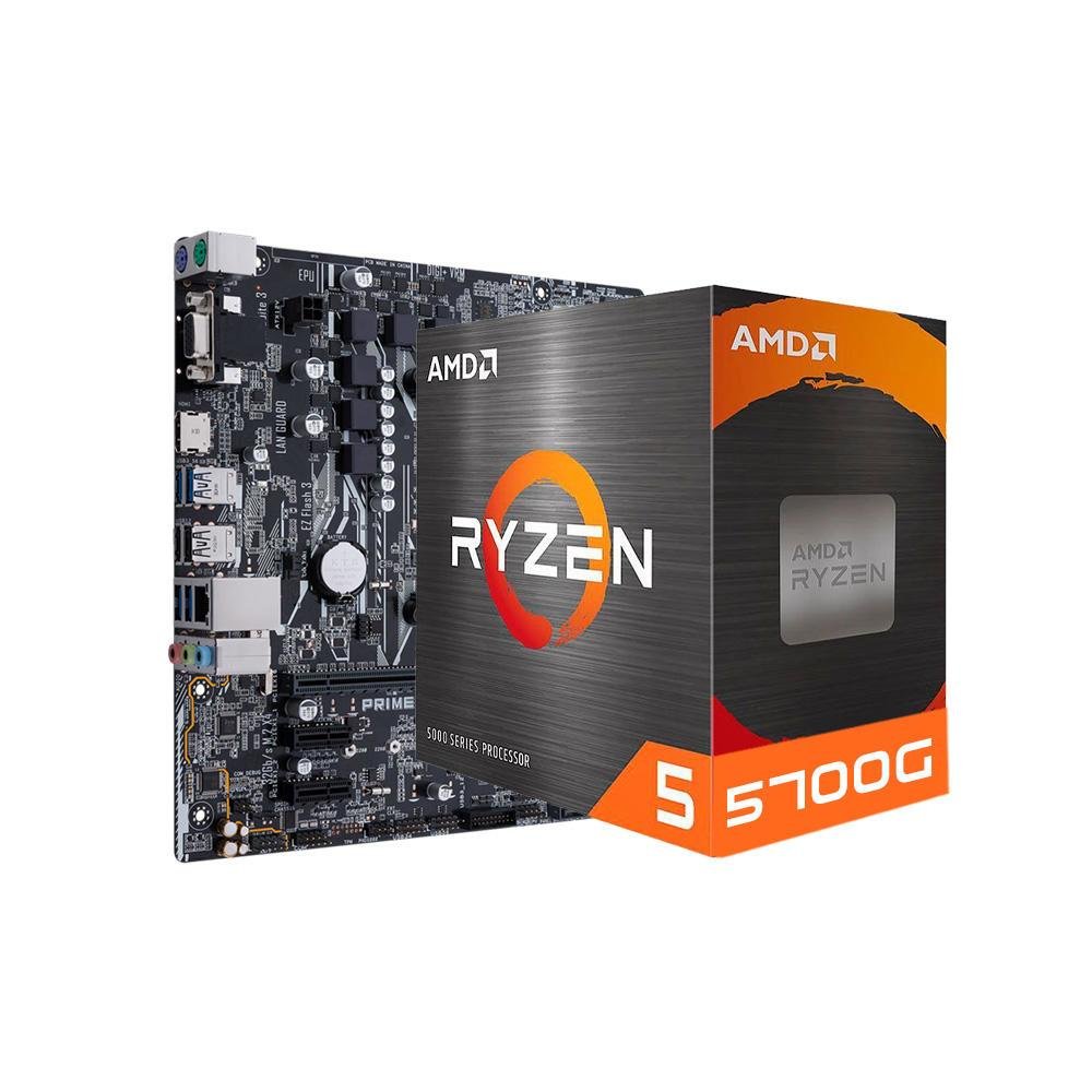 Kit Upgrade AMD Ryzen 7 5700G, Placa Mae A520M, Neologic - Nli84582 -NAC