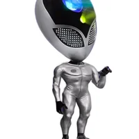 Luminária Rgb Usb com Controle Remoto Cor Prata -NAC