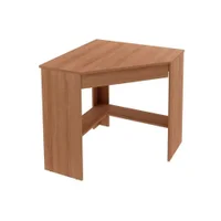 Mesa De Escritório Canto Me4169 C/ 1 Gaveta Amêndoa - Tecno Mobili -NAC