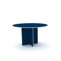 Mesa De Reunião Redonda Pandin Maxxi - Azul/cinza -NAC