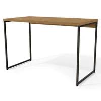 Mesa Escrivaninha Escritorio 118 Cm Li002 Freijo Preto Fosco Kpb -NAC