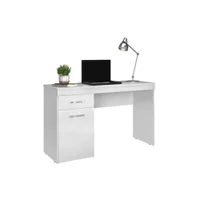 Mesa Escrivaninha Juvenil Vitória C/ 1 Porta E 1 Gaveta Branco - Demóbile -NAC