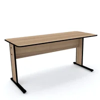 Mesa P/ Escritório 152x61 Pandin Maxxi - Naturalle/preto -NAC