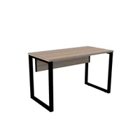 Mesa P/ Escritório 170x70 Pandin P25tub - Naturalle/preto -NAC
