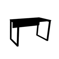 Mesa P/ Escritório 170x70 Pandin P25tub - Preto -NAC