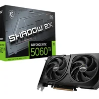 Placa De Video Geforce Nvidia Msi RTX5060ti 8g Shadow 2x Oc Plus 8GB Gddr7 128 Bits - 912-v536-023 -NAC