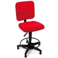 Poltrona Design Office Móveis Secretária Base Caixa Linha Tela Mesh, Vermelho -NAC