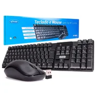 Teclado E Mouse, Sem Fio, Compatível Windows,Abnt2 -NAC