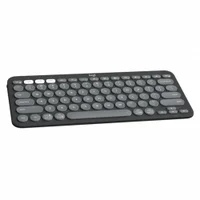 Teclado Logitech , Bluetooth, Pebble Keys 2 K380s, Grafite -NAC