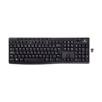Teclado Logitech Multimidia Preto,Sem Fio K270 -NAC