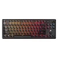 Teclado Mecânico Gamer Corsair K70 Core TKL Tenkeyless, RGB LED, Switch MLX Vermelho V2, Teclas ABS DS, Preto - CH-911911E-NA -NAC