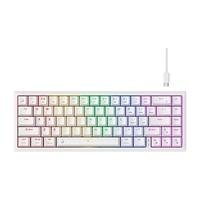 Teclado Mecânico Gamer Rise Mode GM1 Pro White, ARGB, Mini (65%), Switch Outemu Red, USB-C, Branco - RM-TCM-GM1P-WRED -NAC
