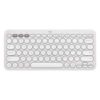 Teclado Sem Fio Logitech, Bluetooth e USB, Pebble Keys 2 K380s, Easy-Switch e Pilha Inclusa, Branco - 920-011790 -NAC