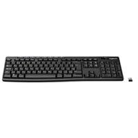 Teclado sem fio Logitech K270 com Teclas de Mídia de Fácil Acesso, Conexão USB, Pilhas Inclusas e Layout ABNT2 - 920-004427 -NAC