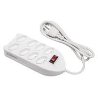 Filtro de Linha Intelbras 8 Tomadas, EPE 1008+, Bivolt, Branco - 4824003 -NAC