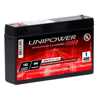 Bateria Selada Vrla 6v 7,2ah Up672 Unipower -NAC