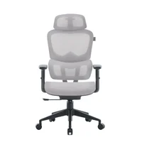 Cadeira De Escritório Presidente X-max Cinza E Preta -NAC