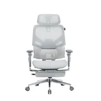 Cadeira De Escritório Presidente X-space Aluminum Cinza -NAC