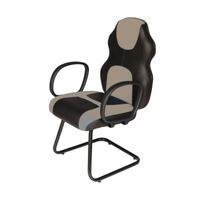 Cadeira Gamer Design Office Mobiliários Interlocutor, Linha Gamer Racing, até 120 kg, Bege -NAC