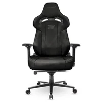 Cadeira Gamer E Escritório Robust Em Couro Legítimo Preto -NAC