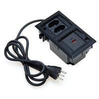 Caixa De Tomada Connect, 4 Blocos Embutir, 2 Tomadas 10a, 2 Usb 9.0a -NAC