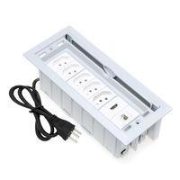 Caixa De Tomada Connect Caixa Tomada 7 Blocos EMButir 5 Tom 10a 1HDmi 1rj45 Branc -NAC