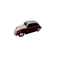 Caixa Som Portatil Fusca Taxi Retro Bt Sd Fm Ws-1958bt Verm -NAC
