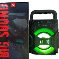 Caixinha De Som Caixa Speaker Bluetooth Portátil Kts Mp3 Pen Drive Rádio Fm Bateria Recarregável Muito Potênte -NAC