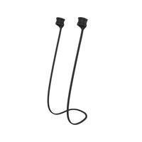 Cordão Antiqueda De Silicone Para Fones Bluetooth, Preto -NAC