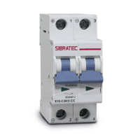 Disjuntor Mini Din Fotovoltaico 800vcc | BiPolegadasar X10 20a | Ruptura 10ka -NAC