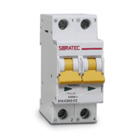 Disjuntor Mini Din Fotovoltaico 800vcc | BiPolegadasar X10 25a | Ruptura 10ka -NAC